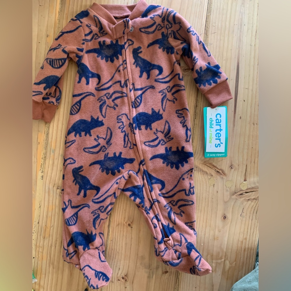 Carters Fleece Pajamas 0-3month Brand New